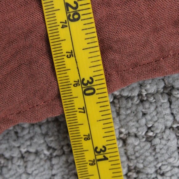 C.M.C Tunic Dress Womens Large L Brown Pullover Cowl Neck Long Sleeve USA - Picture 9 of 9